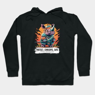 World Rhino Day Hoodie